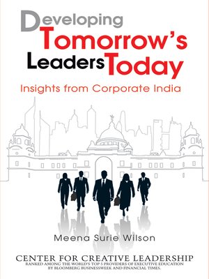 cover image of Developing Tomorrow's Leaders Today